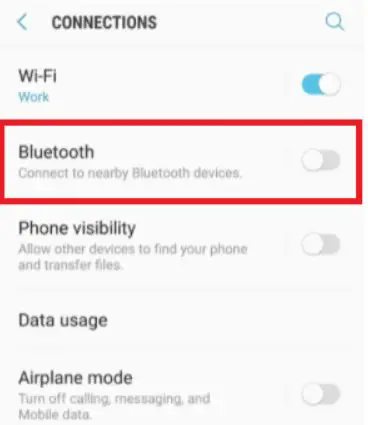 Android Bluetooth-Settings