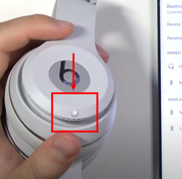 Beats Solo 3 pairing mode