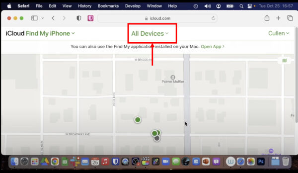 iCloud Find Devices