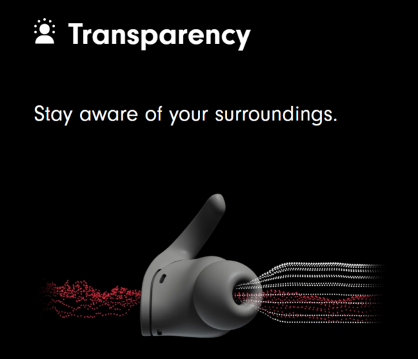Beats Fit Pro Transparency Mode