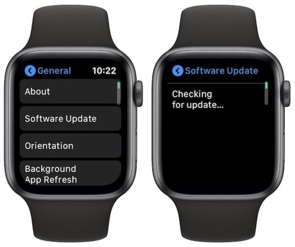 Update Apple Watch
