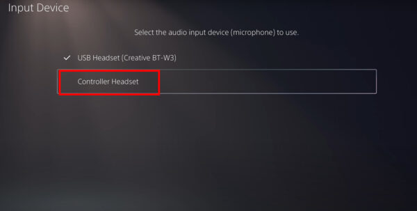 PS5 Controller Mic Chat
