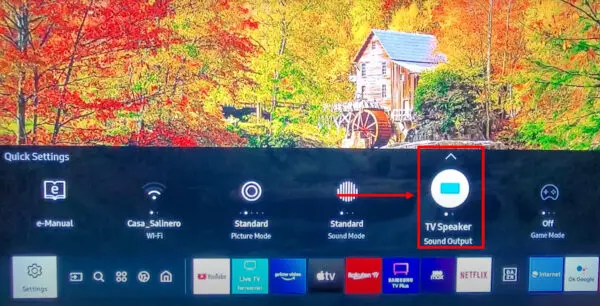 Samsung TV Bluetooth Settings
