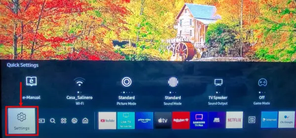 Samsung TV Settings