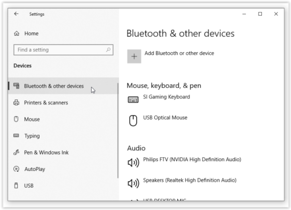 Windows 10 Bluetooth Device