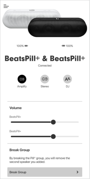 Beats App Volume Control